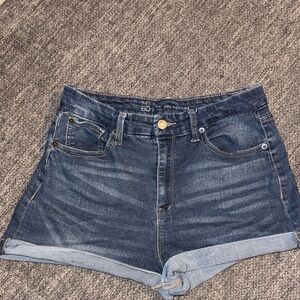 No Boundaries Dark Blue Jean Shorts
